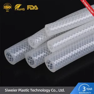 Customized High Temperature Braided Tubes Silicone Hose Pipe for Car Wash Machine thumbnail-1