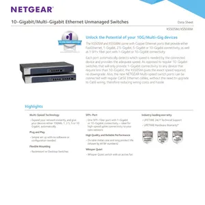 NETGEARXS505MGigabit Multi-gigabit Five-speed Switch is Not Compatible With Network Management thumbnail-2