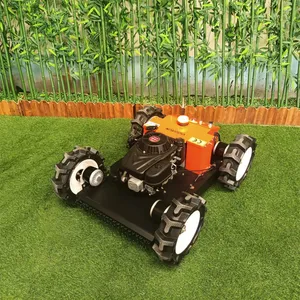 Remote Control Lawn Mower, China Track Mower Price, Radio Controlled Lawn Mower for Sale thumbnail-5