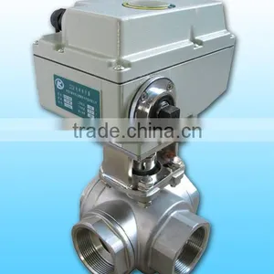 KLD1500 3-way Control Ball Valve(stainless Steel) for Water Treatment, Process Control, Industrial Automation thumbnail-1