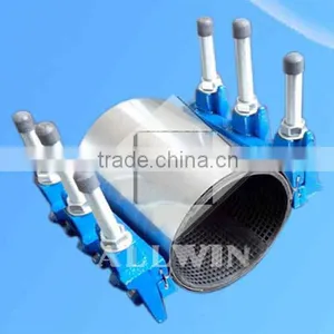 Double Band Ductile Cast Iron Lug Pipe Repair Clamp thumbnail-1