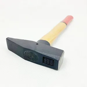 500G Size Machinist Hammer With Double Color Wooden Handle thumbnail-4