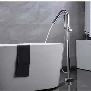 Easy to Use Easy to Maintain Easy to Clean Floor Mounted Bathtub Mixer thumbnail-3