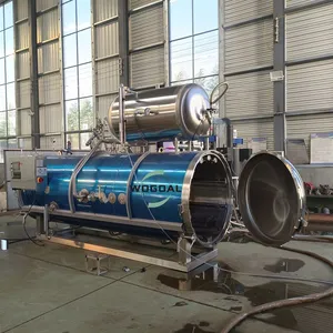 Automatic Water Spray Batch Retort Canned Fish Sterilization Machine thumbnail-1