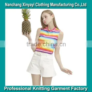 2015 European Style Women High Neck Sleeveless Tank Tops Wholesale From China thumbnail-1