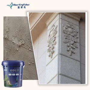 Chinese Blue Kingfisher Factory Manufactures Liquid Granite Stone Paint ，High Coverage, Retro Texture, Sufficient Stock thumbnail-2
