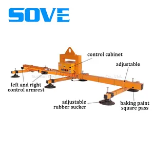 SOVE High Lifting Equipment for Metal Sheet Loading Vacuum Suction Crane Equipment for Numerical Control Press thumbnail-2