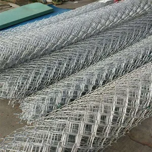 China Manufacturer Galvanized Zinc Coated Chain Link Fence / PVC Coated Chain Link Fence thumbnail-1