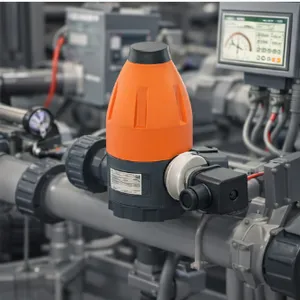 PVC Pressure Retaining Valve With Pressure Switch for Water Treatment Dosing System thumbnail-3