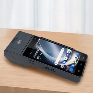 POS Android System ZONS and 58mm Thermal Printer 5.5’ Touch Screen. Handheld Point of Sale With NFC + Professional Barcode Scanner. 4G Network, thumbnail-1