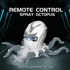 2.4G Dancing RC Spray Octopus Plastic Remote Control Animals Toy With Light and Music thumbnail-1