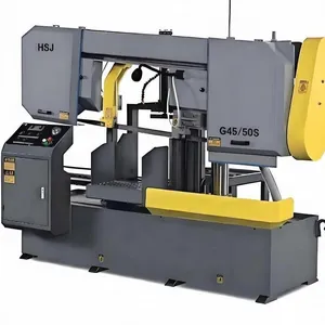 Hongshengjie Double-Pole Band Saw Machine G45/50S – Specialized for Cutting Profiles; Recommended Sawing Equipment for Metal Processing Enterprises thumbnail-1