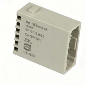 HARTING 09140122632 Han-Modular Han DD 12 Contacts Male Quick Lock Heavy Duty Rectangular Connector Module thumbnail-4