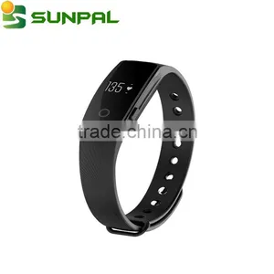 Waterproof 3D USB Multifunction Pedometer Fitness Tracker Sleep Monitor Heart Rate Smart Bracelet ID107HR Veryfit 2.0 thumbnail-1