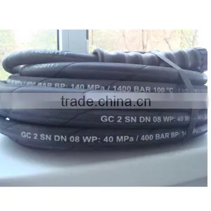 Jetting Machine Use Flexible Wire Braided High Pressure Washer Hose thumbnail-1