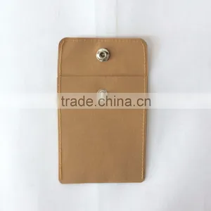 2016 New Washable Kraft Paper Bag IC ID Card Holder thumbnail-3