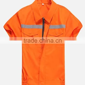 Men and Women Short Sleeves Shirt /HI Visibility Shirt With High Visibility Reflective Straps thumbnail-1