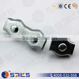 High Quality Hot Galvanizing Duplex Wire Rope Clip thumbnail-1