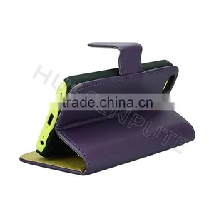 Leather Case For IPhone 5c , Flip Covers For IPhone 5c Mobile Case thumbnail-2