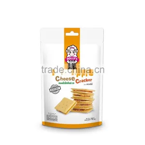 Ziplock Premium Pineapple Cheese Cracker Biscuits Filled With High Quality Pineapple Jam Food Snack thumbnail-1