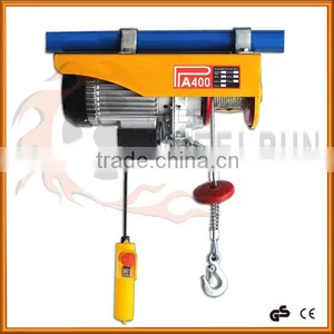 220V 6M Mini Wire Rope Winch PA800 Wire Rope Hoist thumbnail-1