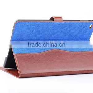 Genuine PU Leather Flip Stand Smart Cover For IPad Air 2 IPad 6 With Button Close thumbnail-5