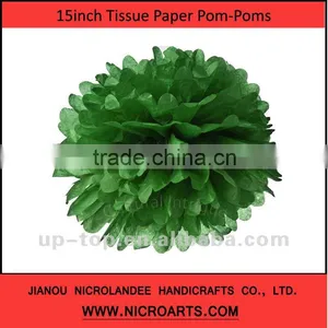 HOT!!!! Colorful Party Tissue Paper Pom Pom Wholesale!!! thumbnail-1