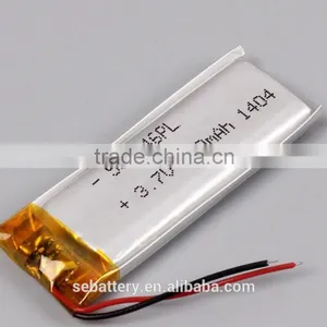 Rechargeable Li-polymer Battery 501646 360mAh 3.7V With Stable PCM for Wireless Bluetooth thumbnail-1