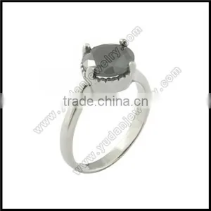 IP Plated Stainless Steel Ring Heart CZ Rose Gold Ring for Girl thumbnail-6