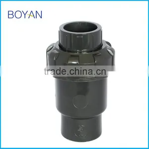 BOYAN ZheJiang TaiZhou Plastic Black For Irrigation PVC Check Valve thumbnail-1