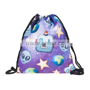 Brand New 3D Printed Sublimation Drawstring Bag thumbnail-1