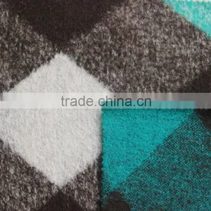 Multicolor Plaid Jacquard Wool Fabric for Coat thumbnail-2