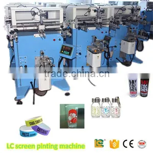 Semi Automatic Shampoo Bottle Screen Printing Machinery Screen Printing Machine Prices thumbnail-1