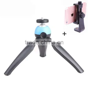 Strong 360 Rotable Camera Tripod Holder With Rotation Phone Clip Mount for IPhone7/7plus/6/6s/6plus/5,SamsungS6 S9/Note 2 3 4 5 thumbnail-4