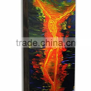 Wooden Modern Simple Abstract Paintings for Office Decor thumbnail-2