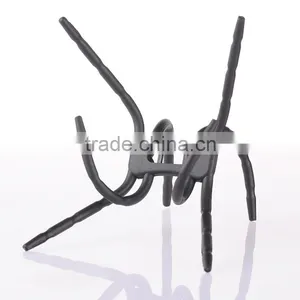 New Universal Black Spider Funny Cell Phone Holder for Desk thumbnail-3