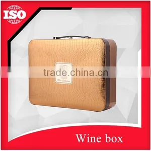 Top Grade Leather Wine Case With Handing thumbnail-3
