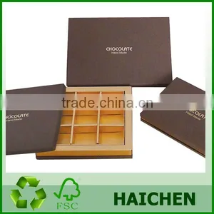 6 PCS/9 PCS/12 PCS Custom Cardboard Candy Chocolate Boxes Packaging thumbnail-1