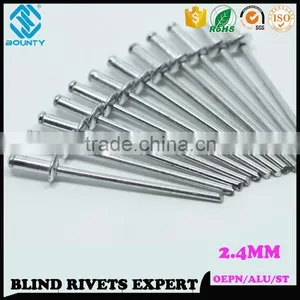 FACTORY 2.4MM ALUMINUM POP RIVETS thumbnail-2