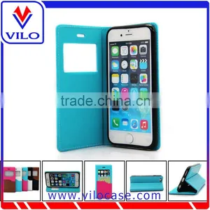 Combo Color Leather Flip Case for Iphone 6s With Window thumbnail-3