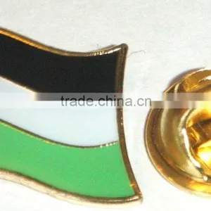 Environmental Protection Palestine Flag Tin Badge ---- DH 17060 thumbnail-1