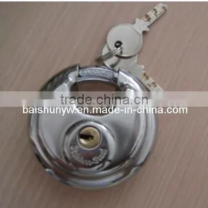 Stainless Steel Discus Padlock (J0110) thumbnail-1