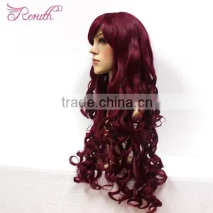 Loose Cheap Wavy 7A Grade Long Wig Wholesale Full Lace Wig New Design thumbnail-1
