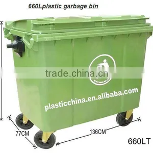 BT660 660liter Outdoor Large Sanitary Trash Bin thumbnail-2