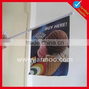 Best Selling Ice Cream Shop Promotion Wall Flags With Bracket thumbnail-1