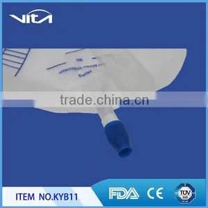 Twist Valve Economic Urine Bag With PVC Strip Hanger thumbnail-3