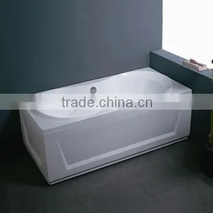 Q110 Small Freestanding Bathtub, Corner Bathtub,rectangular Corner Bathtub thumbnail-1