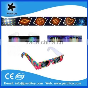 Promotional Cheap Paper 3d Glasses Paper Diffraction Glasses thumbnail-1