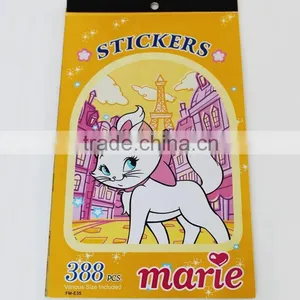 Safe&non-toxic Customized Cartoon Paper Sticker/pvc Sticker Paper Sheets thumbnail-1