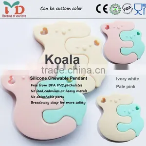 2014 Custom Silicone Teething Necklace/Food Grade /BPA Free Silicone Teething Necklace for Babies thumbnail-5